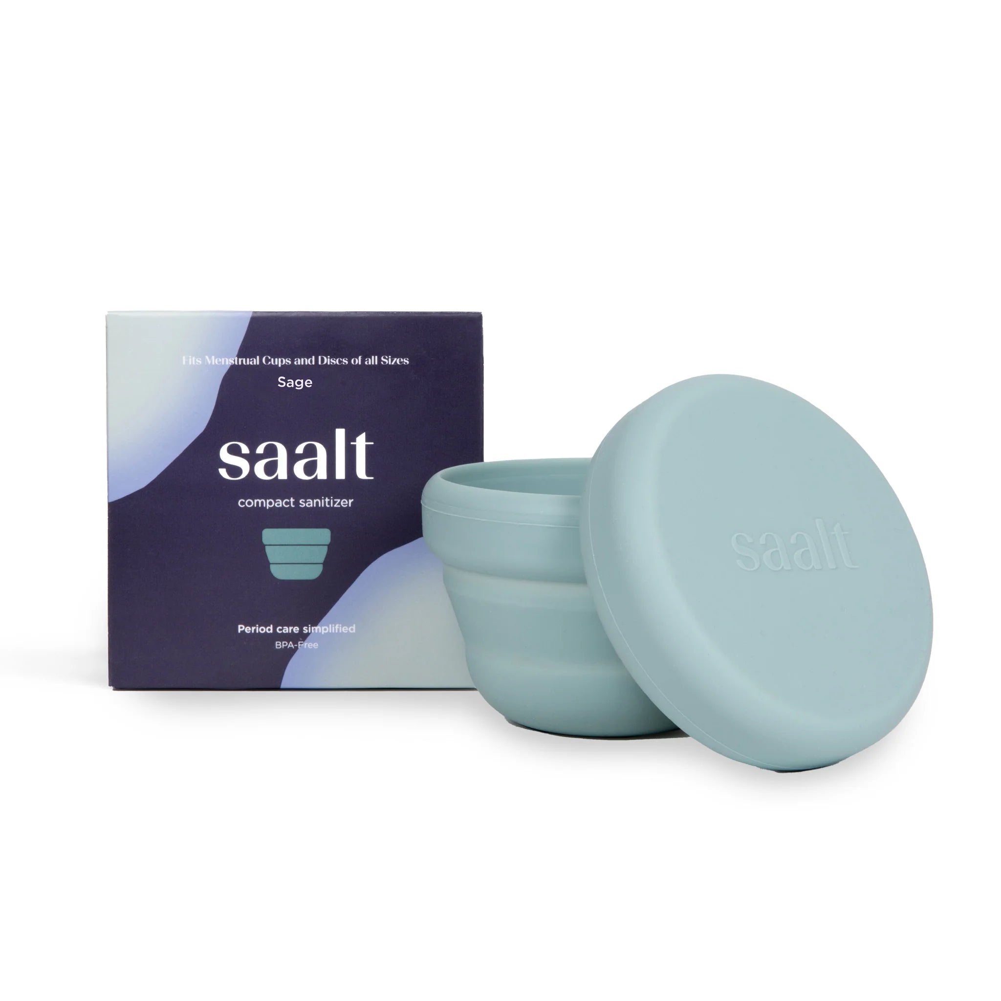 Saalt Compact Sanitizer | period cups and discs | The Green Collective SG
