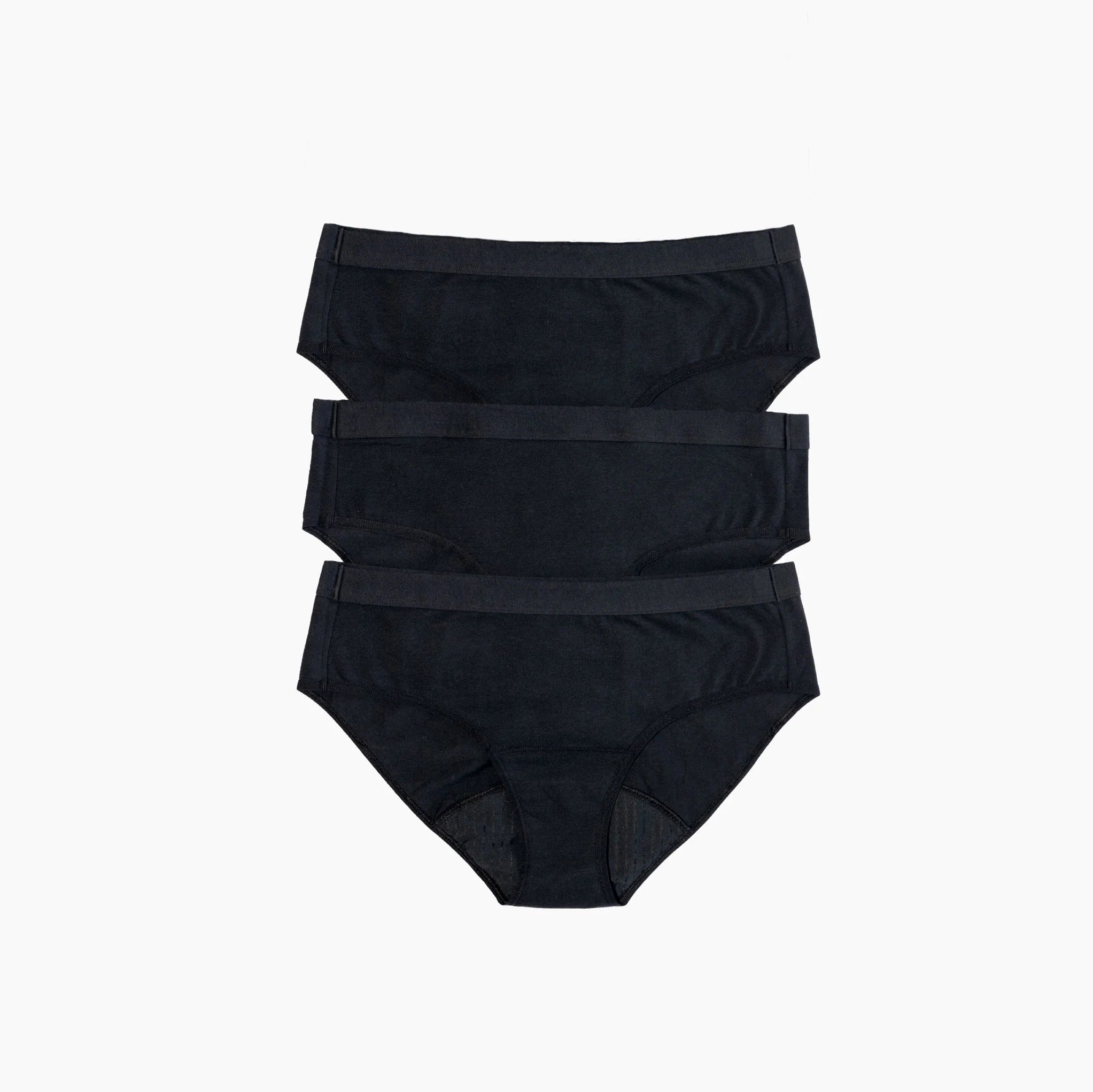 SaaltWear Cotton Brief Black | period underwear | The Green Collective SG