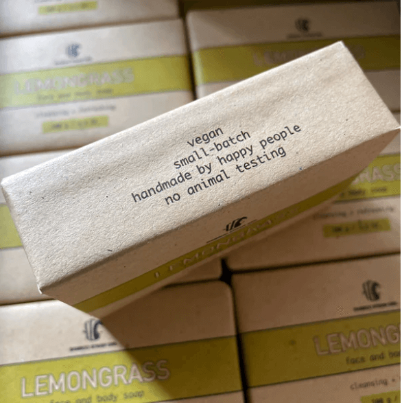 Bamboo Straw Girl Lemongrass Soap | Shop at The Green Collective