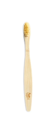One child bamboo toothbrush flat handle