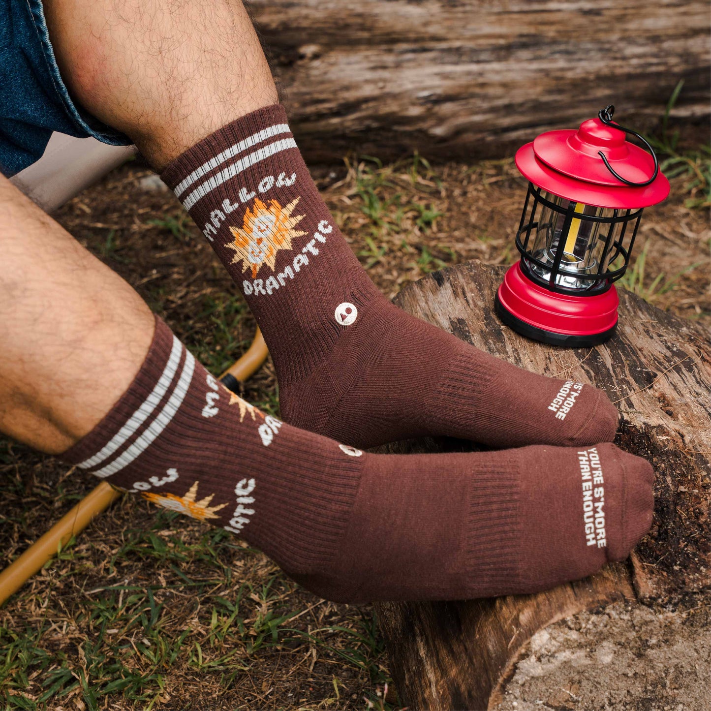 Talking Toes Mallow Dramatic Athletic Socks