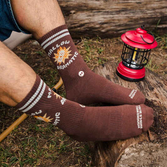 Talking Toes Mallow Dramatic Athletic Socks