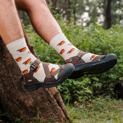 Talking Toes Tough Acorn Crew Socks