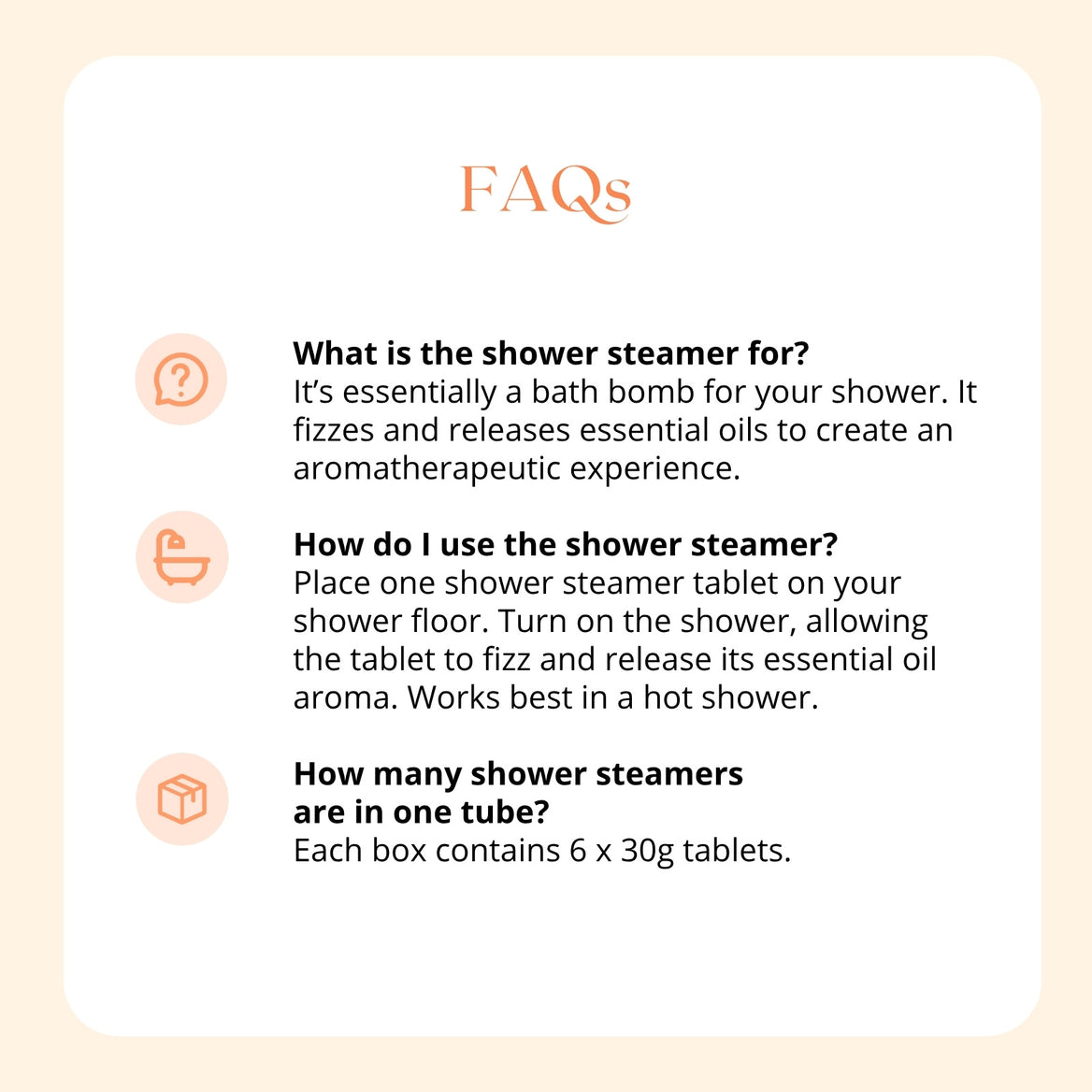 Innerfyre Fresh Start Shower Steamer – Grapefruit & Bergamot