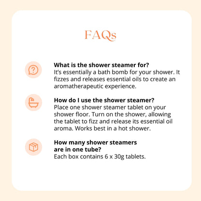 Innerfyre Fresh Start Shower Steamer – Grapefruit & Bergamot