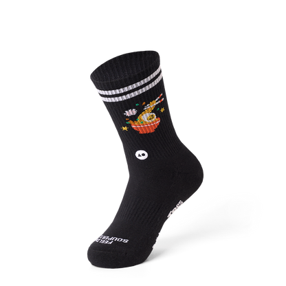 Talking Toes Souper Ramen Athletic Socks