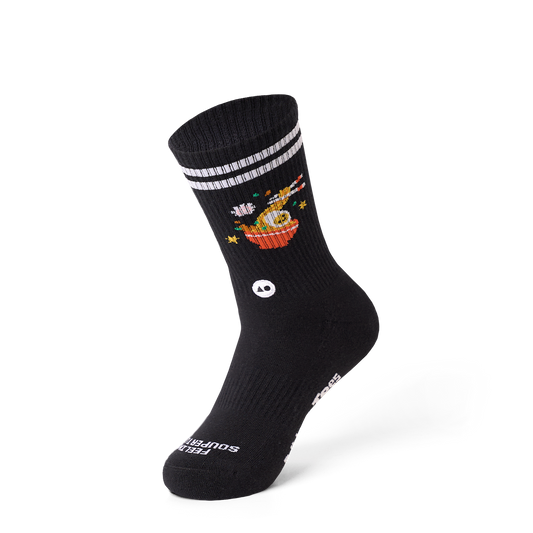 Talking Toes Souper Ramen Athletic Socks