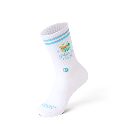 Talking Toes Matcha Magic Athletic Socks
