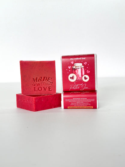 My Naked Bar Spiced Rhubarb Jam Soap Bar