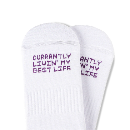Talking Toes Juicy Ribena Athletic Crew Socks
