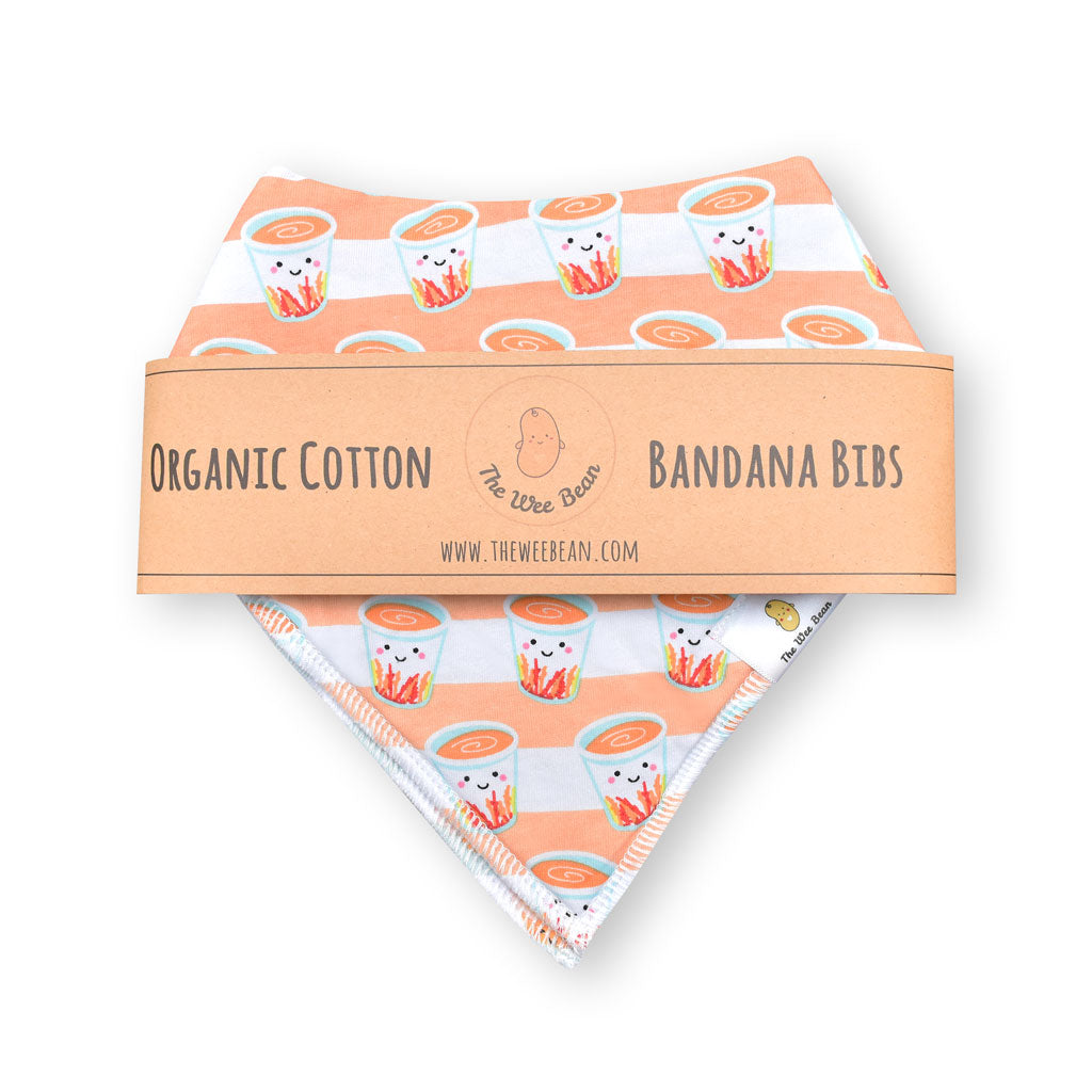 Wee Bean Organic Cotton Bandana Bibs 2pcs Set