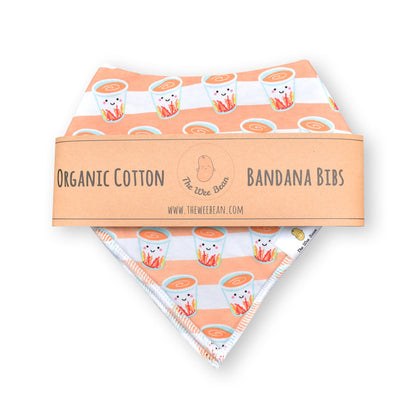 Wee Bean Organic Cotton Bandana Bibs 2pcs Set