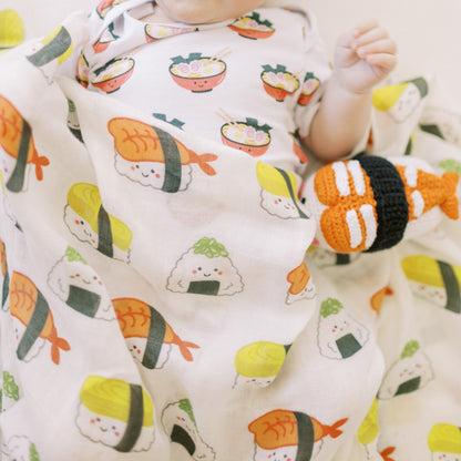 Wee Bean Organic Bamboo Baby Swaddle Blanket - Ultra Soft, Breathable & Extra Large (120x120 cm)