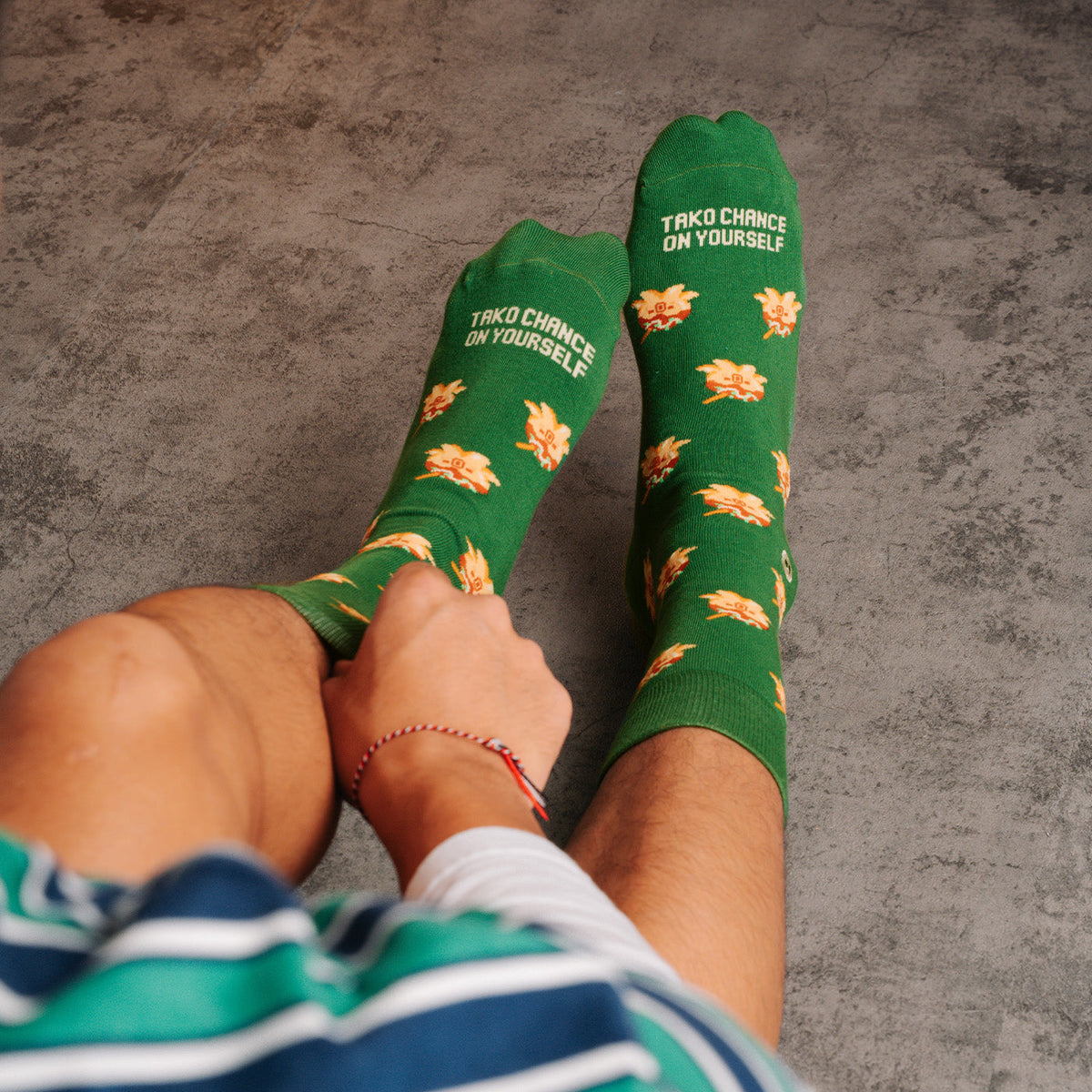 Talking Toes Tako Chances Crew Socks