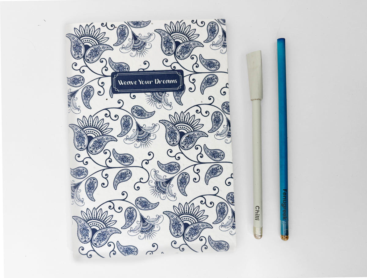 Purple & Pure Plantable Notebook Gift Set - Notebook, Pen & Pencil