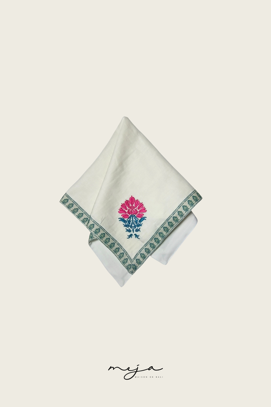 The Bordure Cachemire Florale Napkin (set of 2)