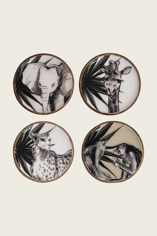 The Les Habitants de la Brousse Coaster by Meja