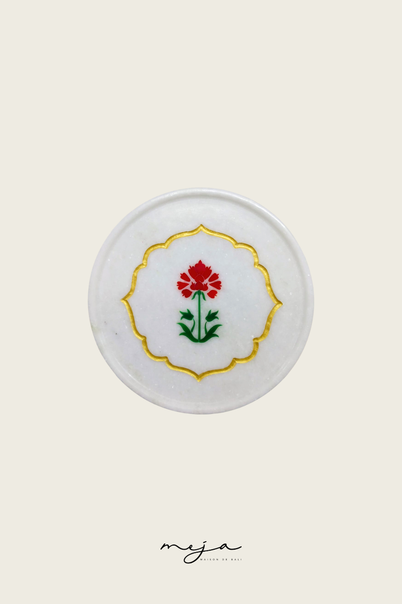 The Marble Incrusté Platter by Meja