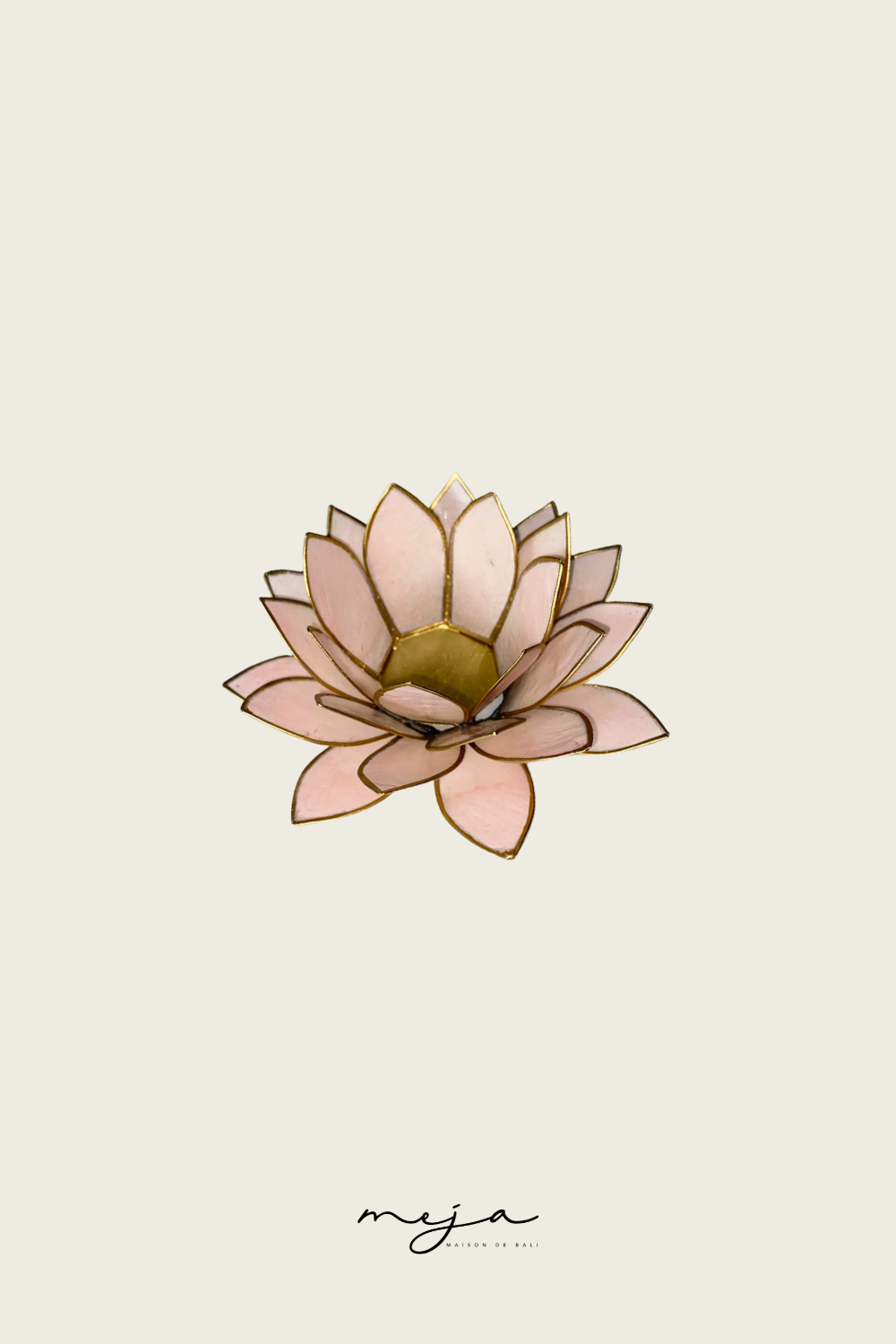 The Petale De Nacre Votive Holder by Meja