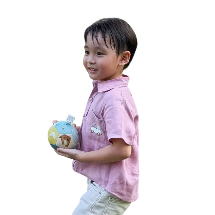 The Purestitch Explorer lavender 100% Pure Linen Shirt