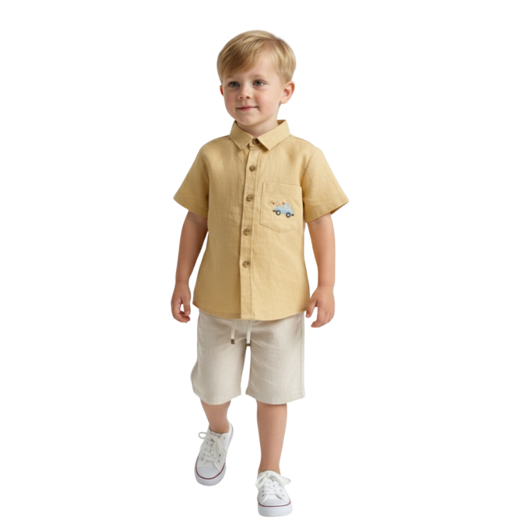 The Purestitch Explorer Linen Shirt - Truck