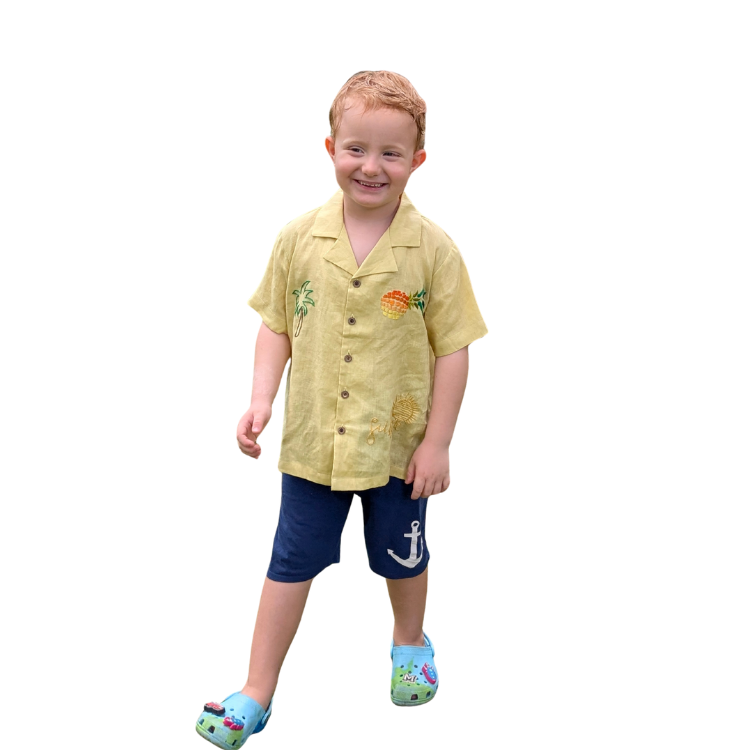The Purestitch Yellow Sunshine Boys Shirt
