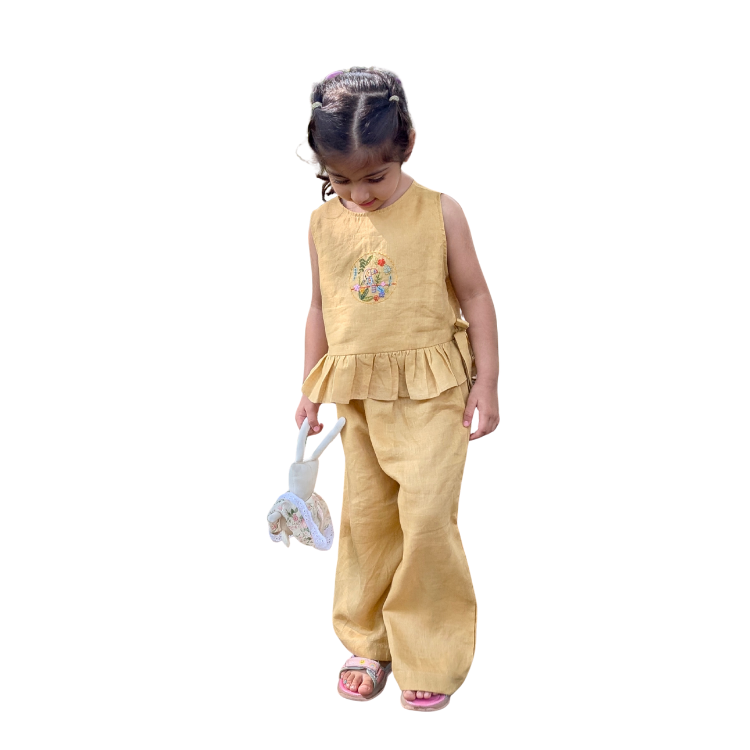 The Purestitch Parakeet's Song - Sleeveless Top with Full Length Pants