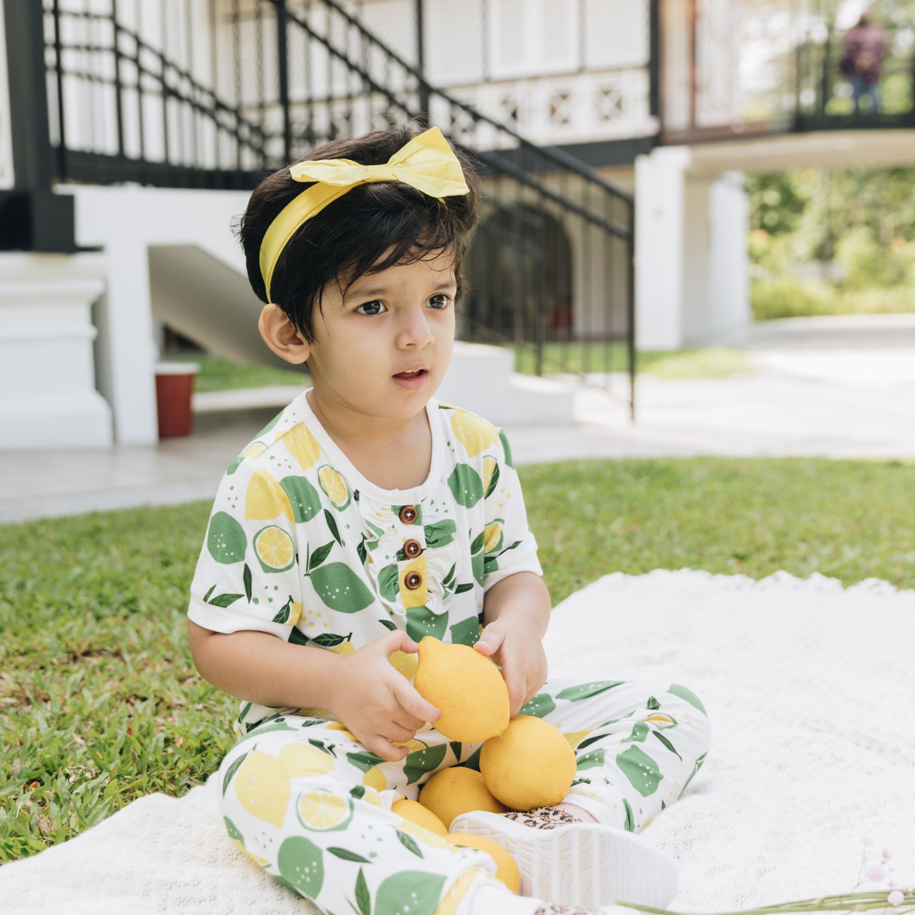 Lemon Angel Adult PJ Set | kids Fashion | The Green Collective SG