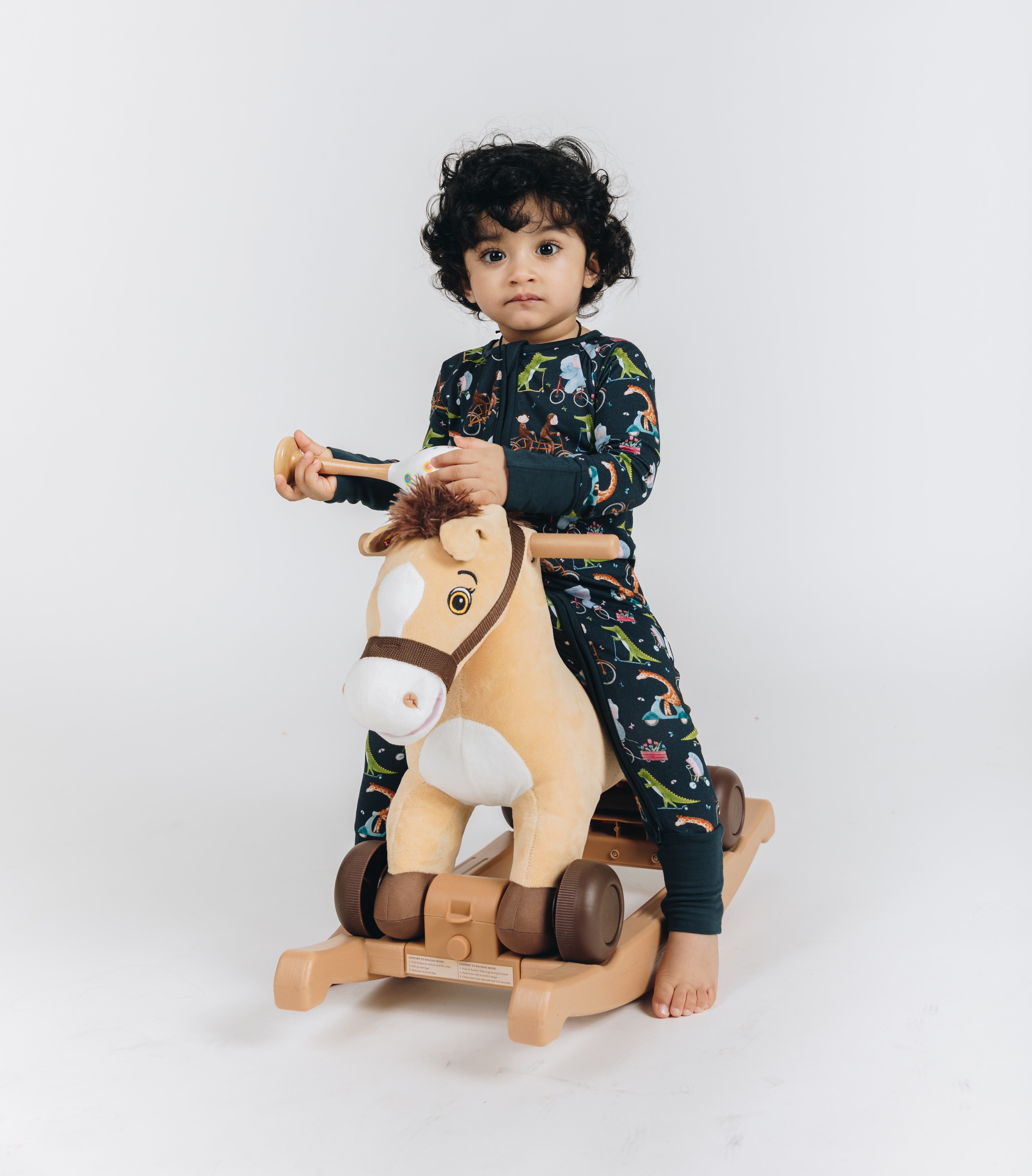 Cycle Safari Long Sleeves Zippie | kids Fashion | The Green Collective SG