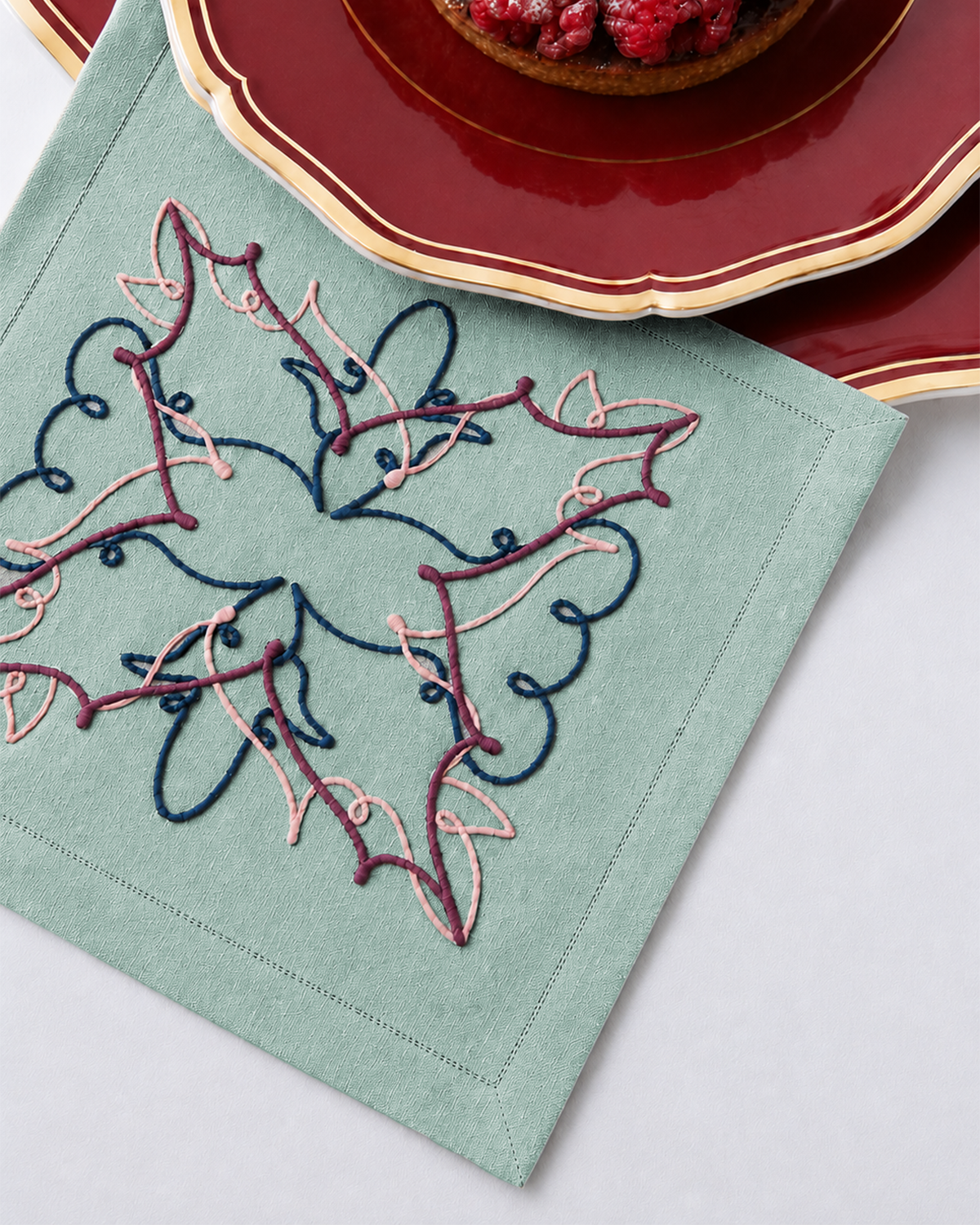 The Mosaique Rambat Cocktail Napkin by Meja - Set of 2