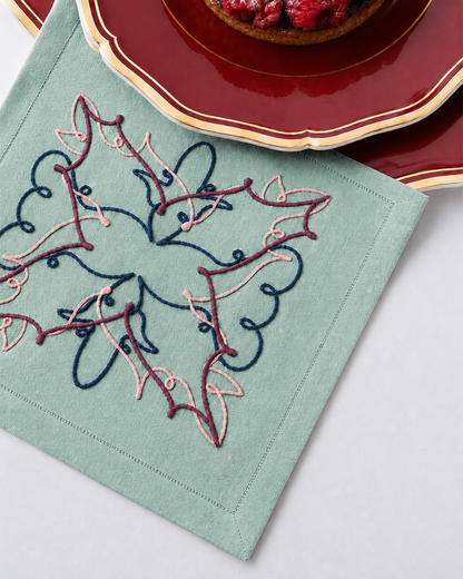 The Mosaique Rambat Cocktail Napkin by Meja - Set of 2