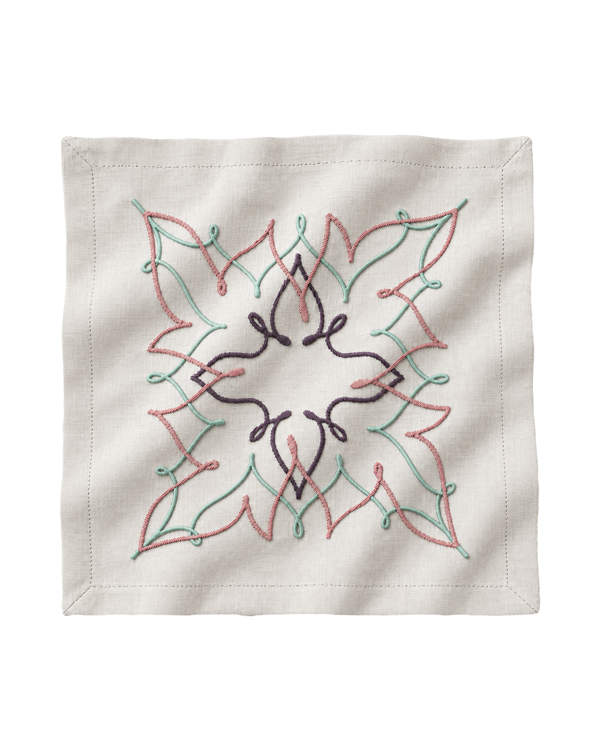 The Mosaique Rambat Cocktail Napkin by Meja - Set of 2