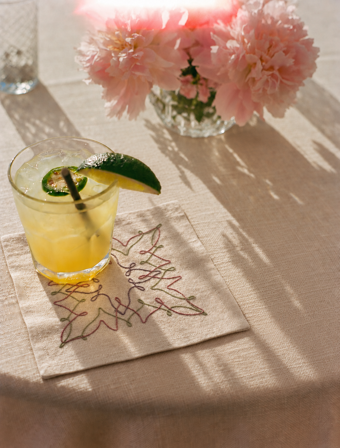The Mosaique Rambat Cocktail Napkin by Meja - Set of 2