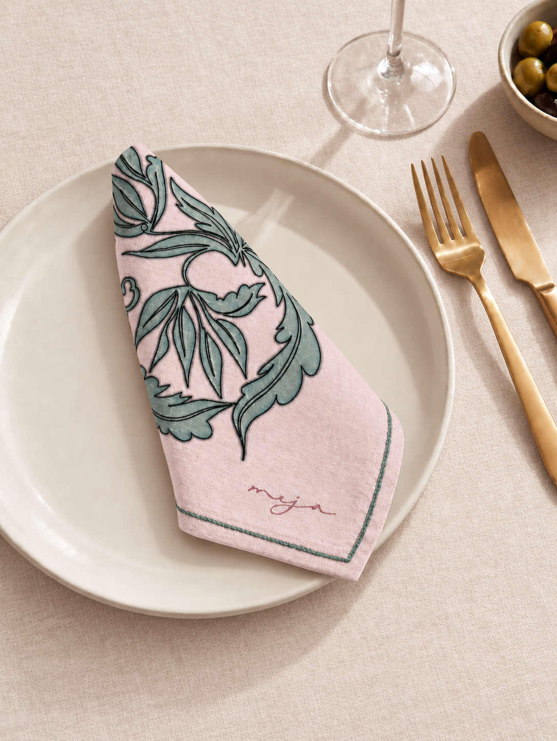 The Mosaique Table Napkin By Meja - Set of 2