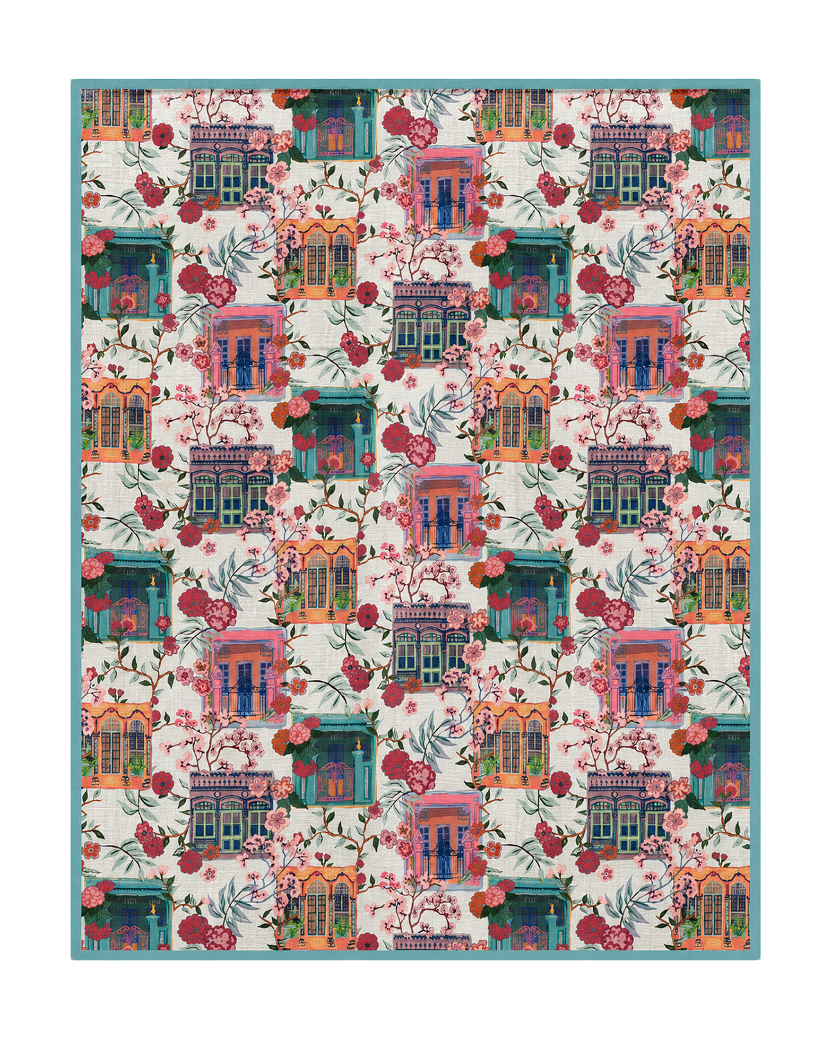 The Mosaique Taman Nyonya Throw by Meja