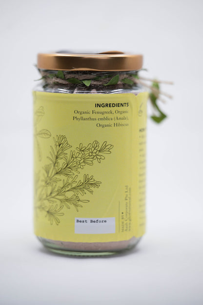 Glownatureal Fenugreek & Hibiscus Hair Strengthening Mask (Organic)