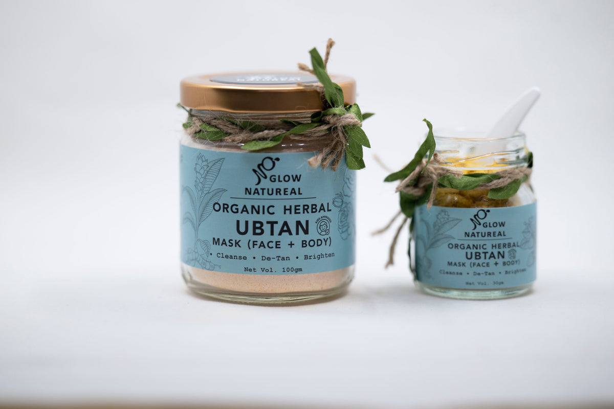 Glownatureal Organic Herbal Ubtan Face Mask & Exfoliator