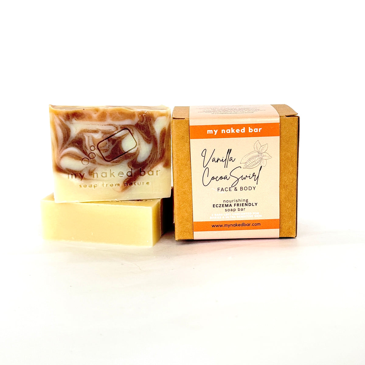 My Naked Bar Vanilla Cocoa Double Bar Gift Box - For Severe Eczema