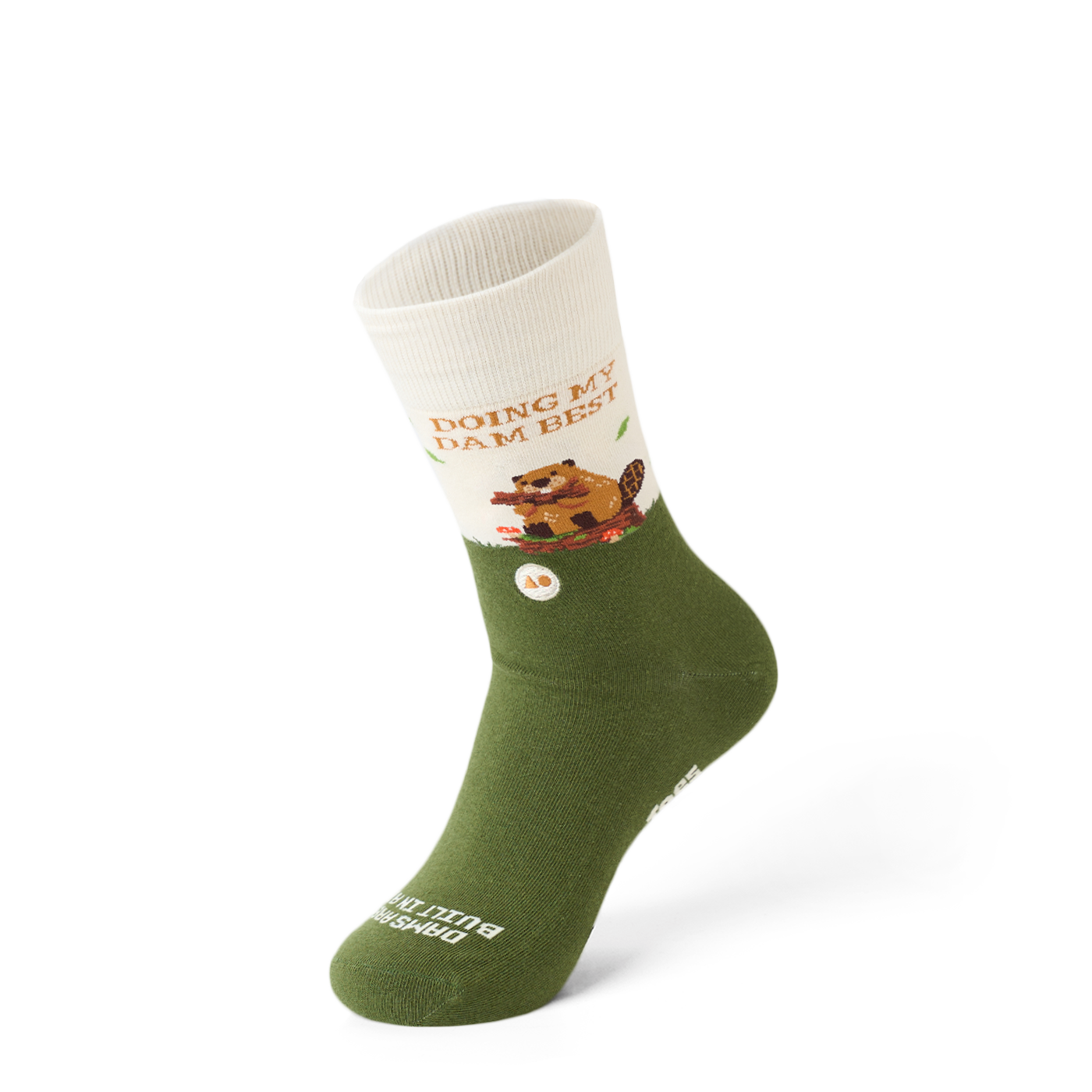 Talking Toes Best Beaver Crew Socks