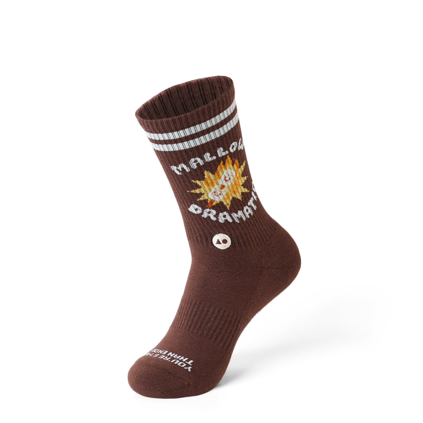 Talking Toes Mallow Dramatic Athletic Socks