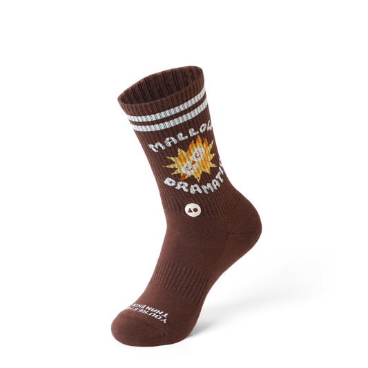 Talking Toes Mallow Dramatic Athletic Socks