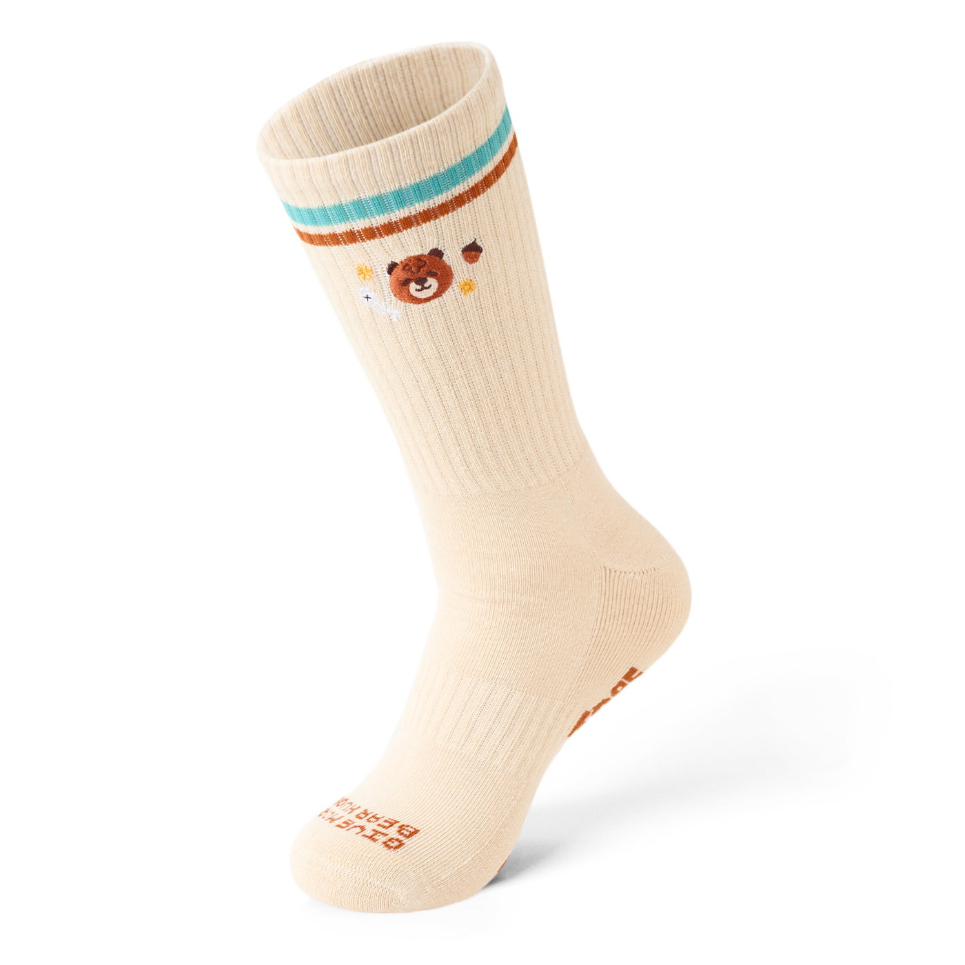 Talking Toes Bear Hug Athletic Socks
