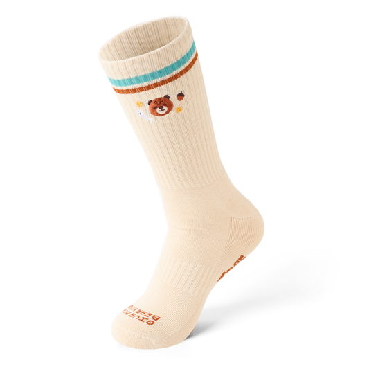 Talking Toes Bear Hug Athletic Socks