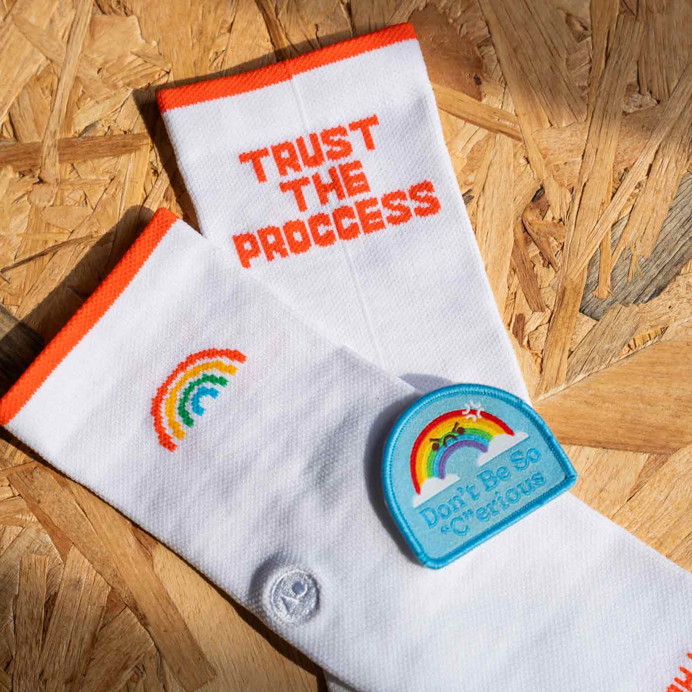 Talking Toes Rainbow Performance Socks