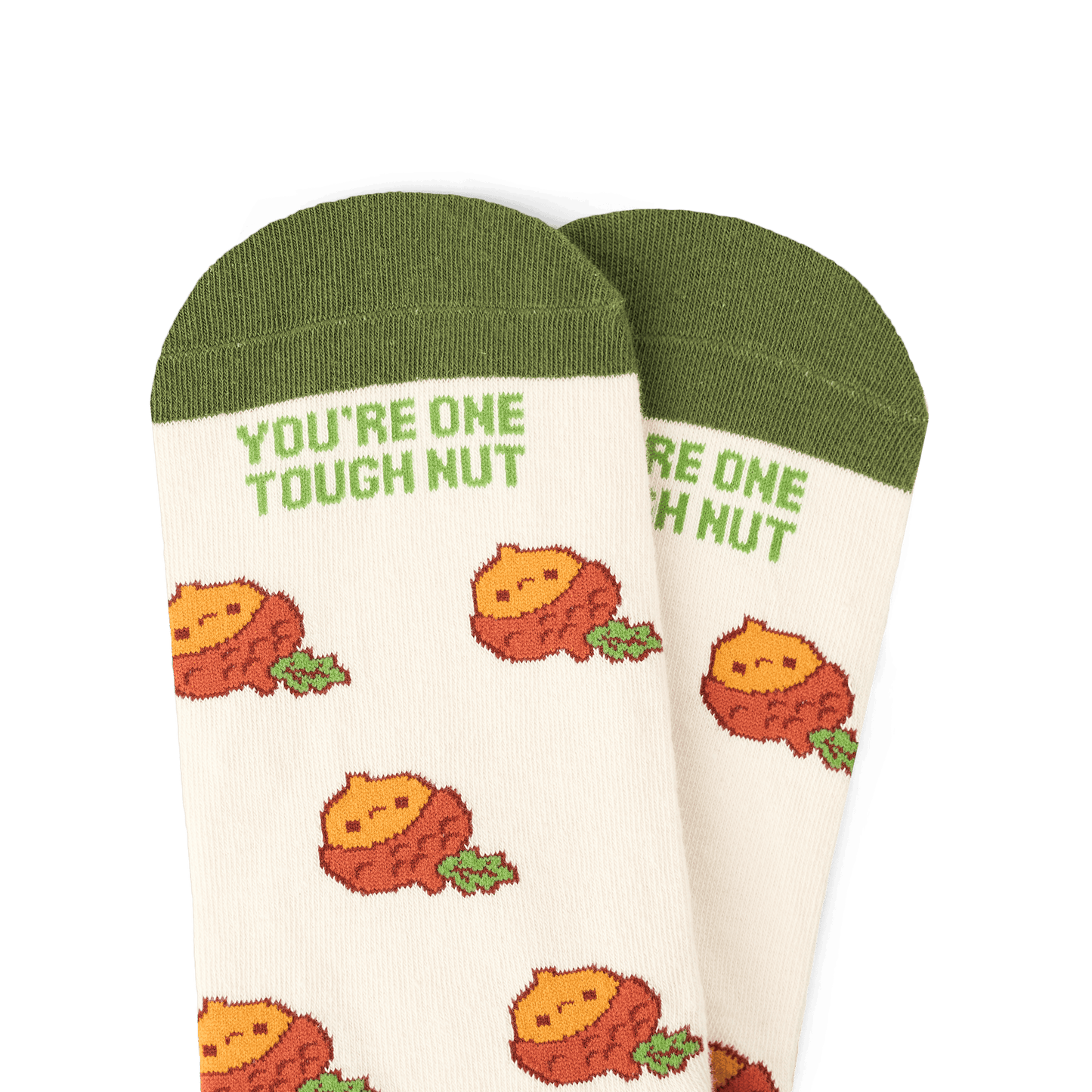Talking Toes Tough Acorn Crew Socks