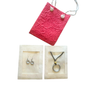 Christmas Gift Set – Handmade Earrings & Pendant Necklace with Festive Gift Bag