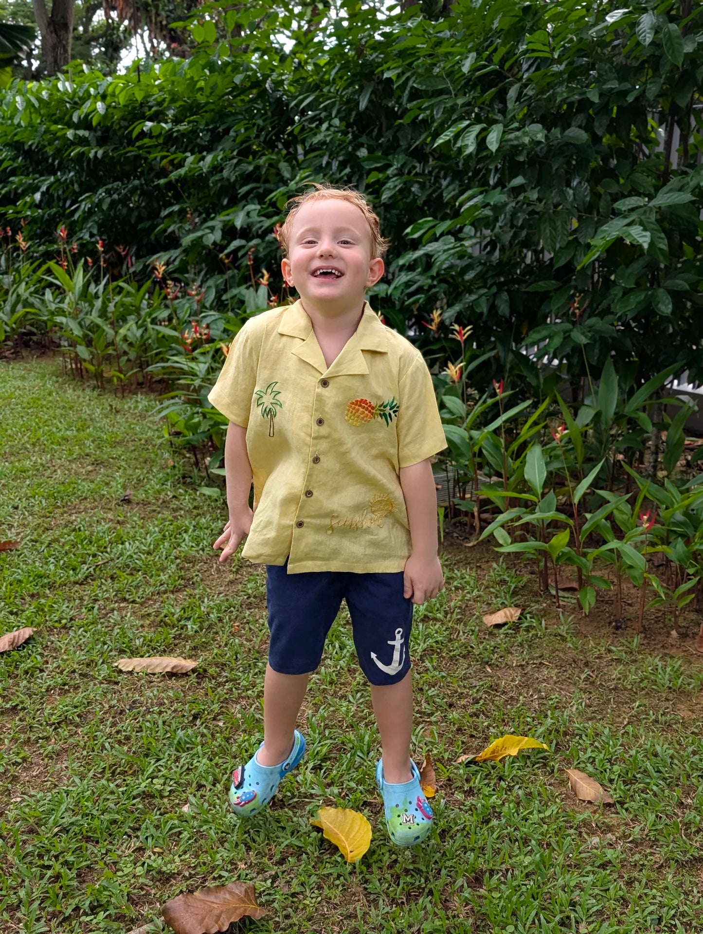 The Purestitch Yellow Sunshine Boys Shirt
