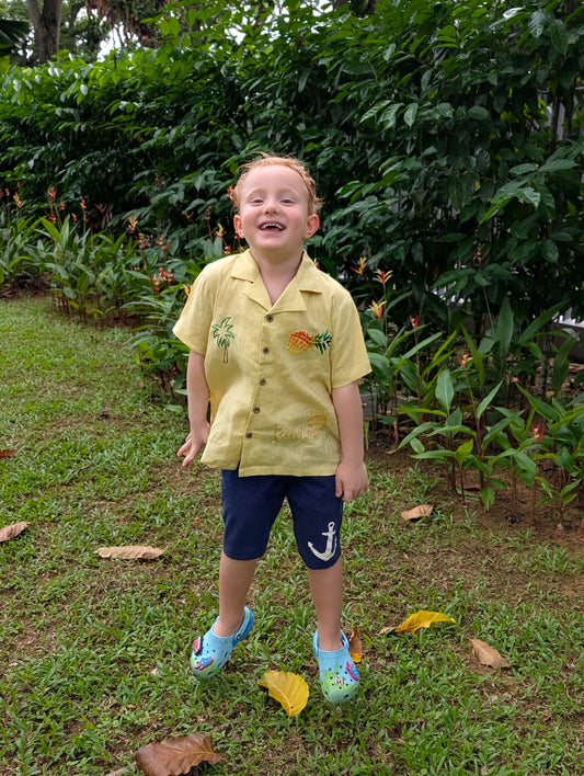 The Purestitch Yellow Sunshine Boys Shirt