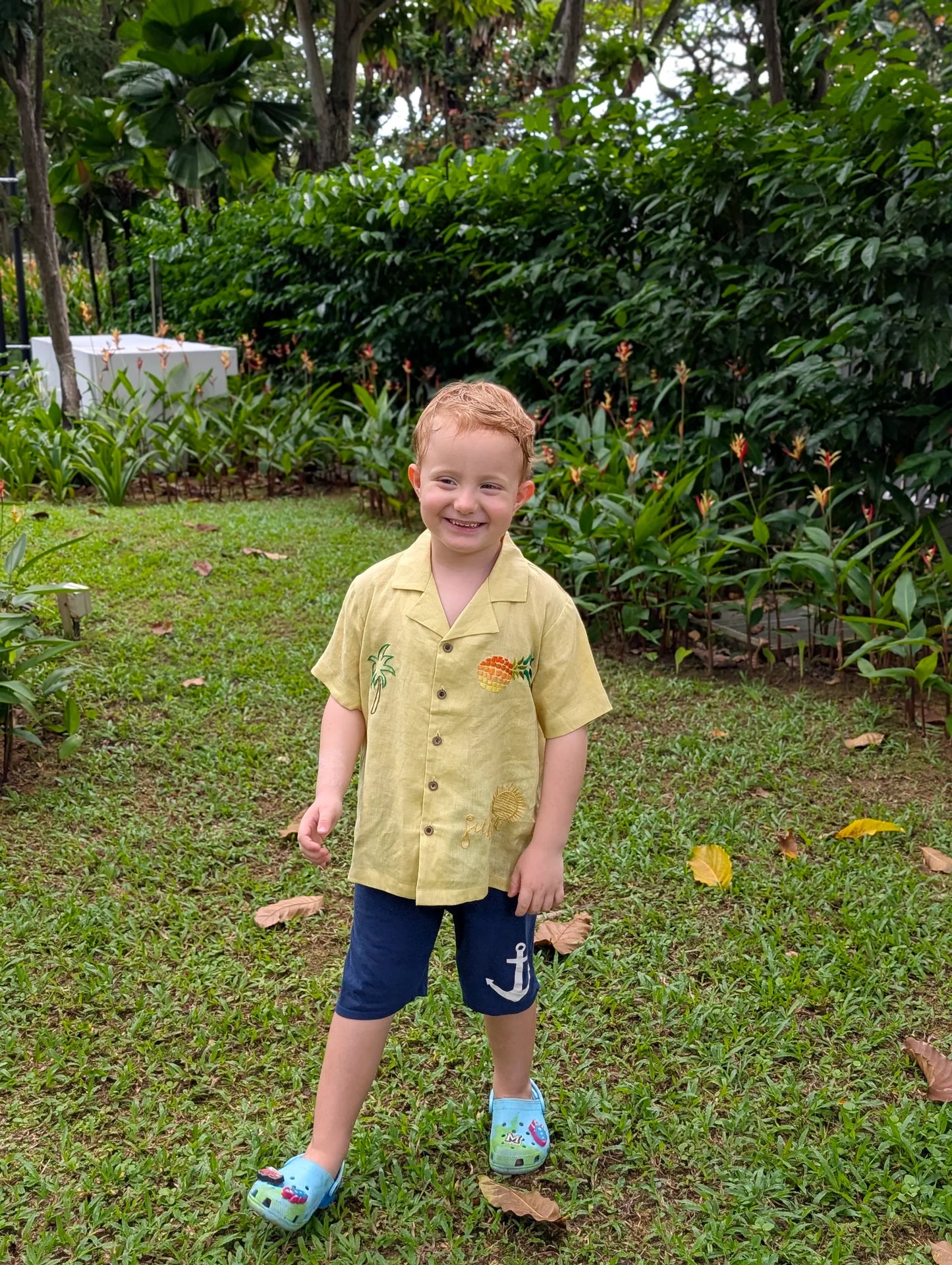 The Purestitch Yellow Sunshine Boys Shirt