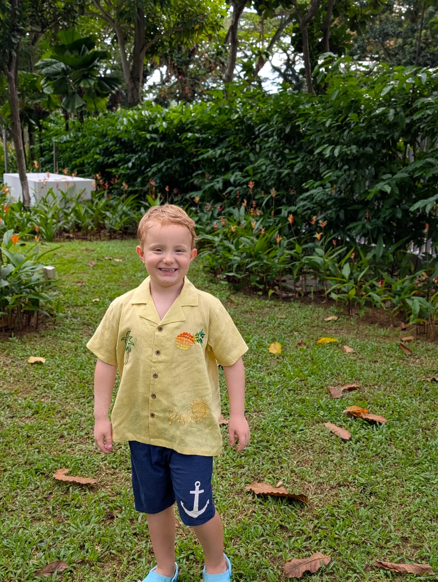 The Purestitch Yellow Sunshine Boys Shirt